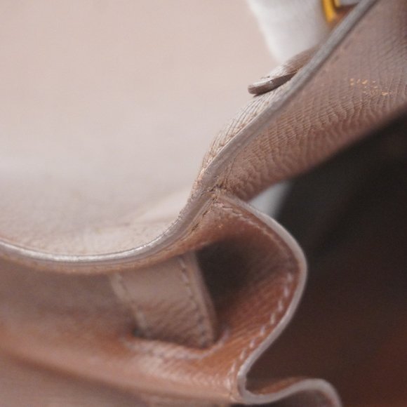 Hermes handbag Kelly 28 Cushvel cacao C stamp ladies - Picture 8 of 16